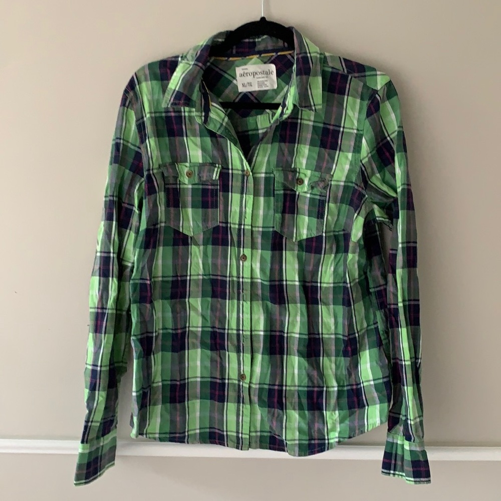 Plaid Button Down
